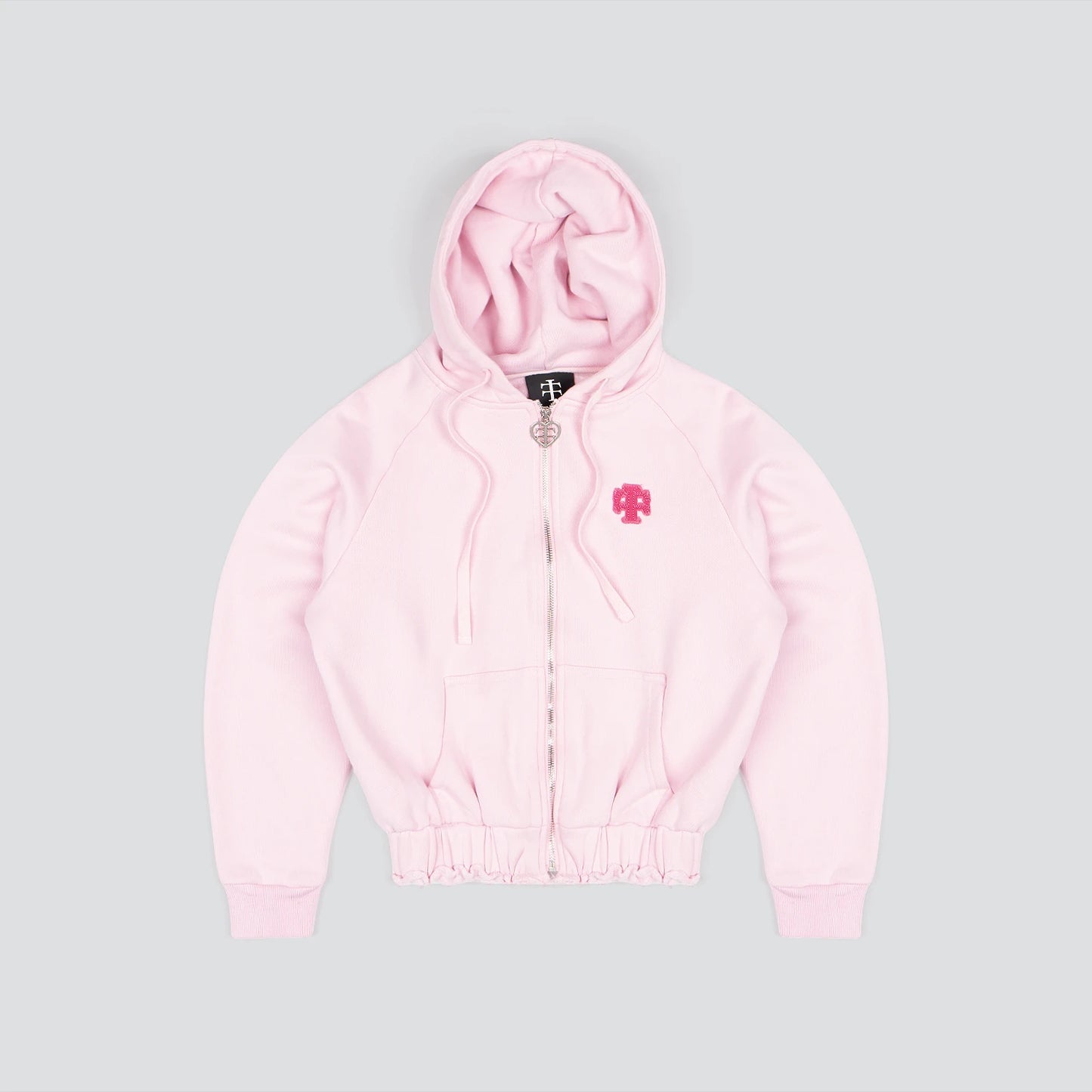 Pink Starz Cropped Hoodie