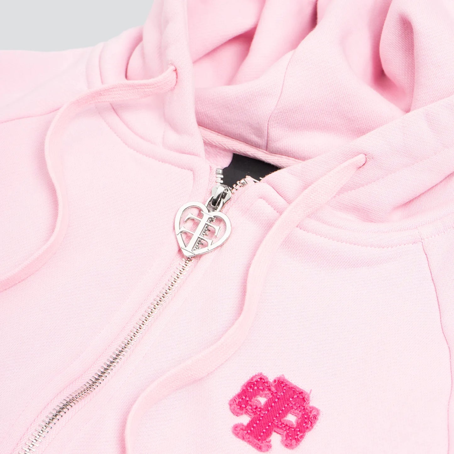 Pink Starz Cropped Hoodie