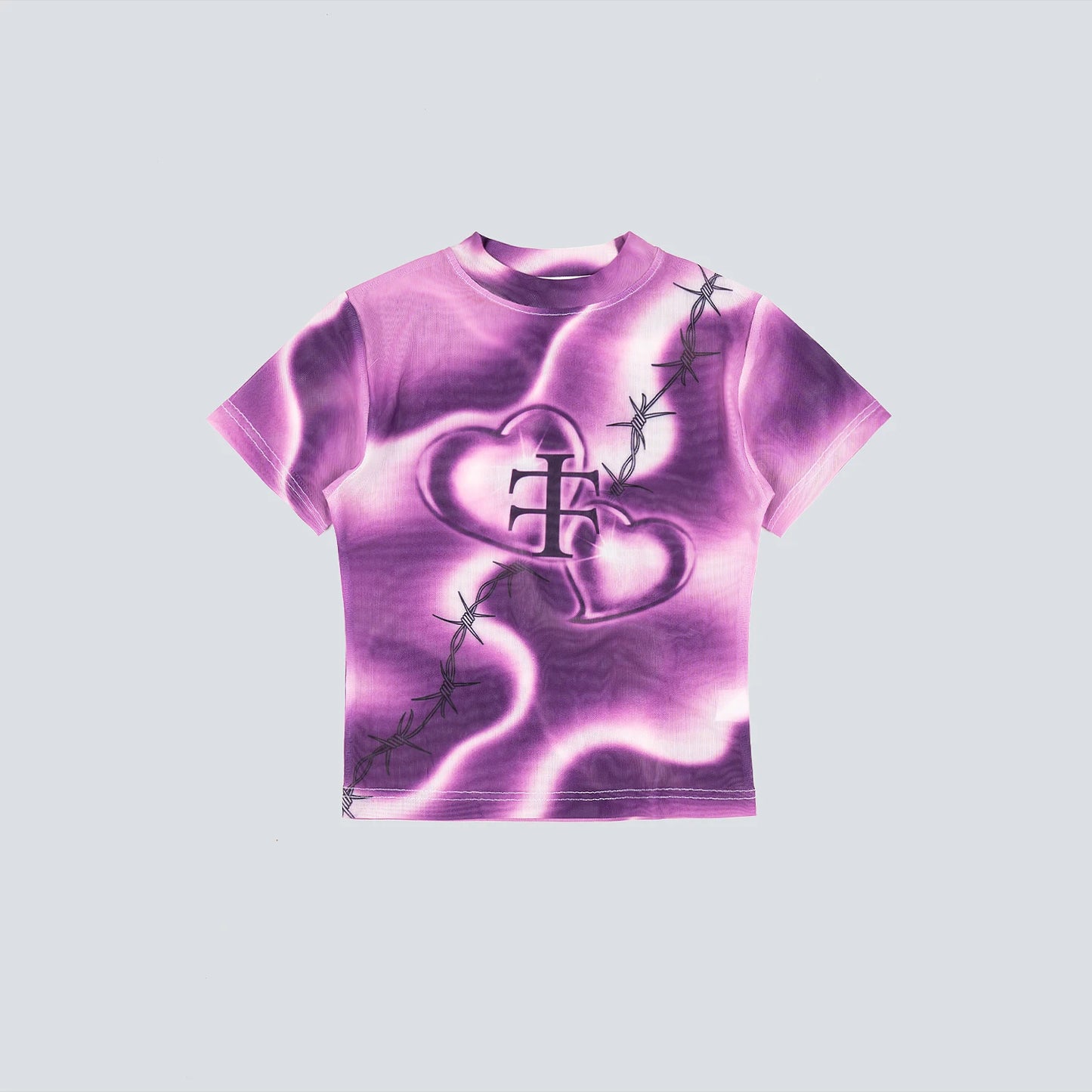 Marble Baby Tee [PURPLE]